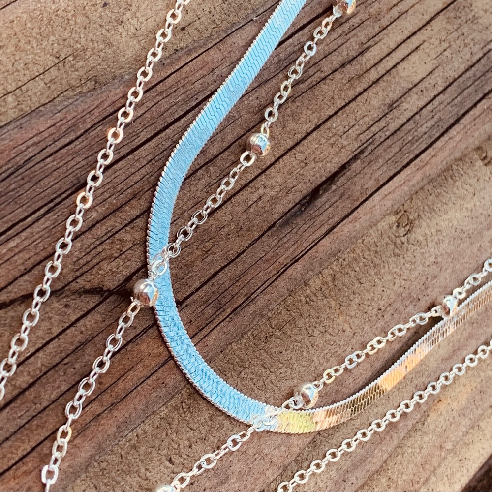 GOLD SOL Layered Necklace GIFT - Picture 5 of 9